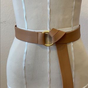 Soft leather belt